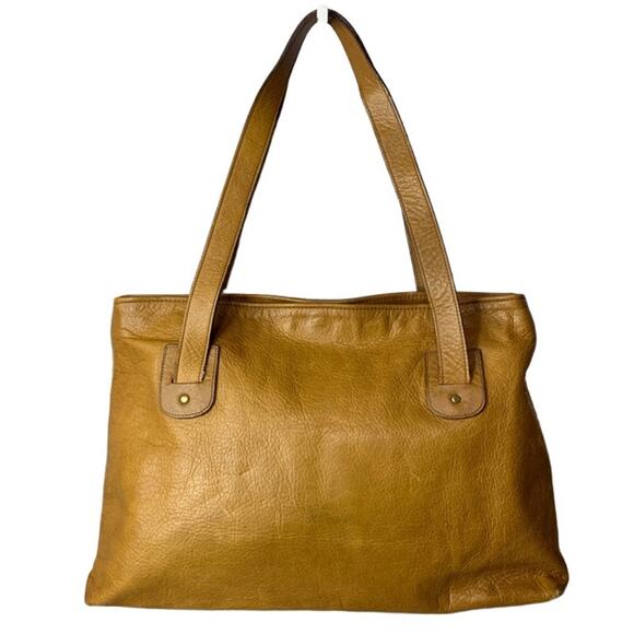 DARK'S Designs in Leather Tote American Bison Leather Made in USA - Picture 2 of 12